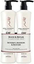 Парфумерія, косметика Набір - Chi Royal Treatment Bond & Repair Clarifying Duo (shm/946ml + cond/946ml)