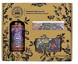 Духи, Парфюмерия, косметика Набор - The English Soap Company Lavender & Rosemary Essential Hand Care Set (soap/240g + h/cr/75ml + h/wash/500ml)