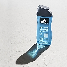 Гель для душа - Adidas 3in1 After Sport Hair & Body Shower — фото N4