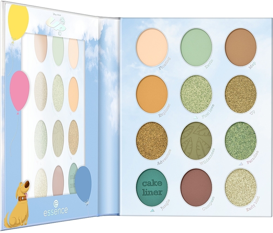 Палетка тіней для повік - Essence Disney Pixar Up Eyeshadow Palette — фото N3