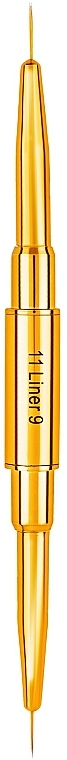 Пензлик для манікюру, двосторонній - HD Hollywood Liner 9/Liner 11 — фото N1