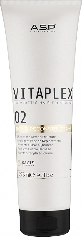 Нанозащита для волос 2 - ASP Vitaplex Biomimetic Hair Treatment Part 2 Reconstructor — фото N1