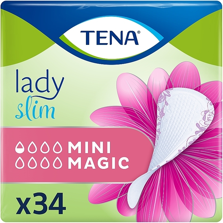 Урологические прокладки TENA Lady Slim Mini Magic, 34 шт. - TENA
