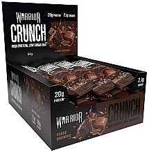 Парфумерія, косметика Протеїновий батончик - Warrior Crunch Bar Fudge Brownie