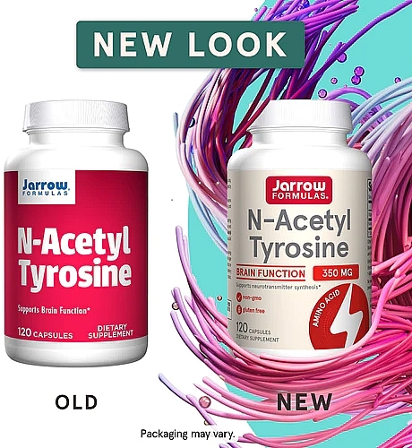 Ацетил тирозин - Jarrow Formulas N-Acetyl Tyrosine, 350 mg  — фото N2