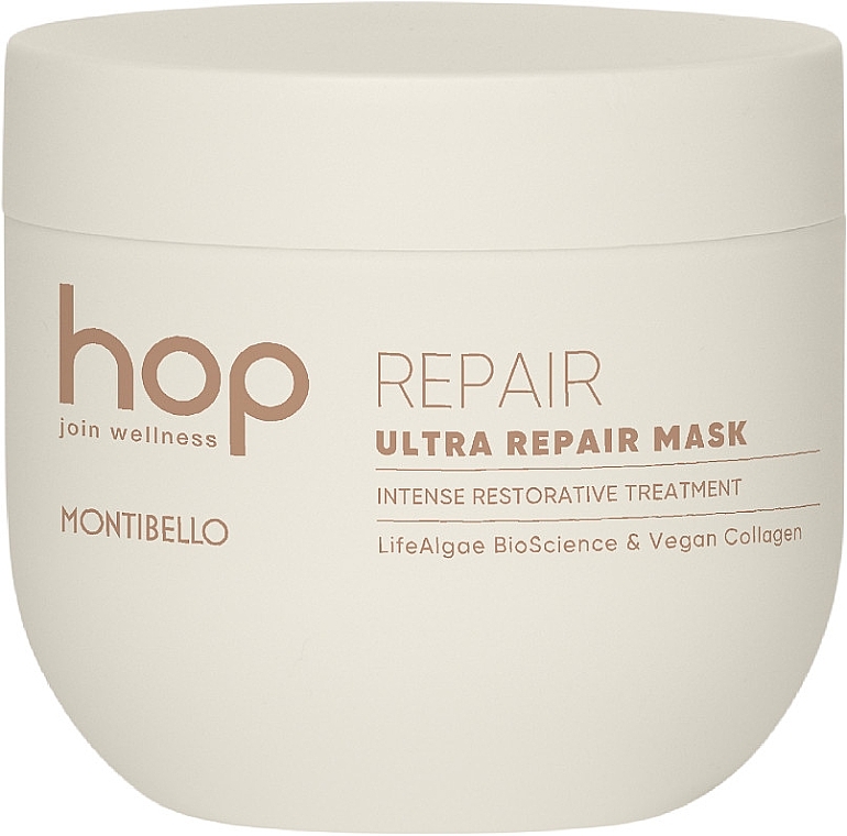 Відновлювальна маска для сухого та пошкодженого волосся - Montibello HOP Ultra Repair Mask — фото N2