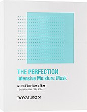 Парфумерія, косметика Інтенсивно зволожувальна маска з мікрофібри - Royal Skin The Perfection Intensive Moisture Mask