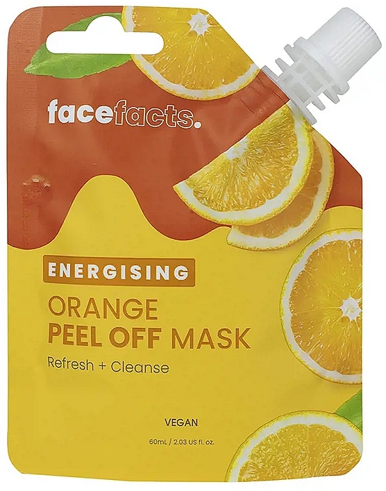 Енергетична маска-плівка для обличчя з апельсином - Face Facts Energising Orange Citrus Peel-Off Face Mask — фото N1