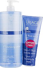 Духи, Парфюмерия, косметика Набор - Uriage Baby 1st Cleansing Set (micell/water/1000ml + clean/oil/200ml)