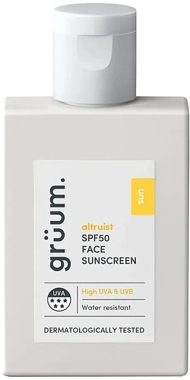 Сонцезахисний крем для обличчя - Gruum Altruist Face Sunscreen SPF50 — фото N1