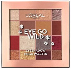 Духи, Парфюмерия, косметика Палетка теней для век - L'Oreal Paris Eye Go Wild Eyeshadow Mega Palette