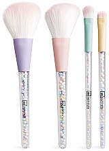 Набор кистей для макияжа, 4 шт - IDC Institute Candy Makeup Brush Set — фото N1
