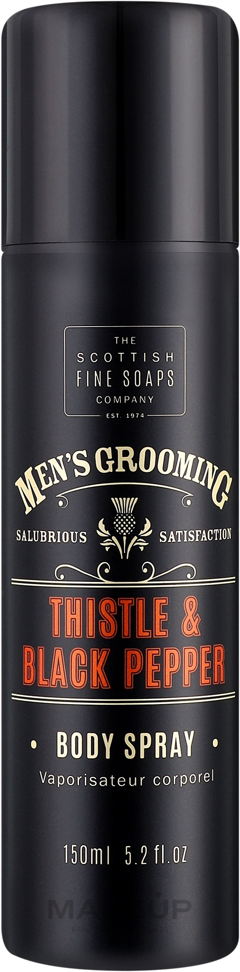 Scottish Fine Soaps Men’s Grooming Thistle & Black Pepper - Спрей для тела — фото 150ml