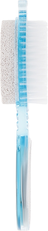 Шліфувальна пилка для педикюру пластикова, 172 мм, 4 в 1, блакитна - Baihe Hair — фото N3
