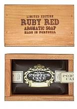 Мило тверде "Виноград і червоні ягоди" у подарунковій коробці - Portus Cale Ruby Red Aromatic Soap In Gift Box — фото N1