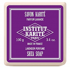 Набор - Institut Karite Shea Soap Trio Lemon Verbena, Almond & Honey and Lavender (soap/100g + soap/100g + soap/100g) — фото N4