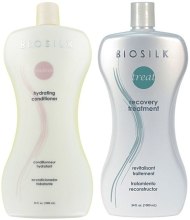 Парфумерія, косметика Набір - BioSilk Set (cond/1000ml + cond/1000ml)