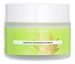 Парфумерія, косметика Зволожувальний крем для обличчя - Revolution Skincare CBD Nourish Boost Cream