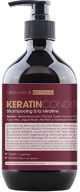 Кондиционер для волос с кератином - Organic & Botanic Keratin Conditioner — фото N1