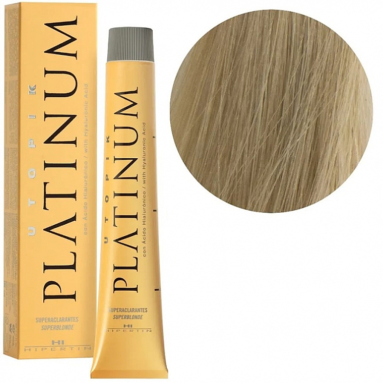 Профессиональная стойкая краска для волос - Hipertin Utopik Platinum — фото N4