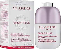 Сыворотка способствующая сокращению пигментации и придающая сияние коже - Clarins Bright Plus Serum — фото N2