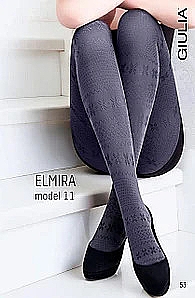 Колготки для женщин "Elmira Model 11" 100 Den, navy peony - Giulia