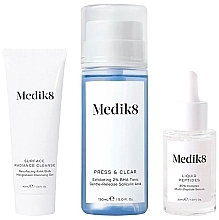 Набор - Medik8 Skin Perfecting Collection (f/gel/40ml + f/ton/150ml + f/ser/30ml) — фото N2