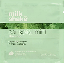 Духи, Парфюмерия, косметика Бодрящий шампунь для волос - Milk Shake Sensorial Mint Shampoo (пробник)