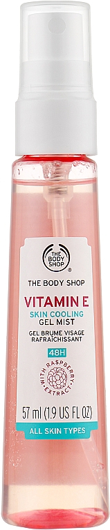 Охлаждающий гель-спрей для лица - The Body Shop Vitamin E Skin Cooling Gel Mist — фото N1