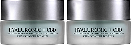 Набір - London Botanical Laboratories Hyaluronic acid+CBD Molecular Moisture Surge Eye Cream (cr/20ml + cr/20ml) — фото N1