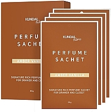 Ароматическое саше - Kundal Fabric Amber Vanilla Signature Rich Perfume Sachet — фото N1
