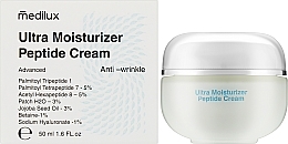 Ультразволожувальний пептидний крем - Medilux Ultra Moisturizer Peptide Cream — фото N2