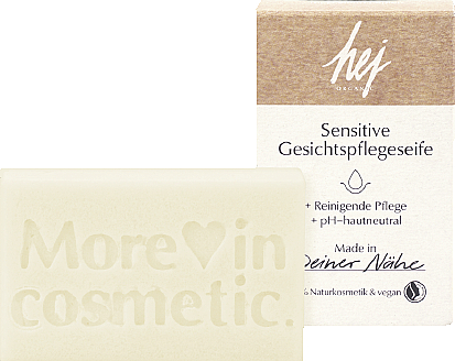 Мыло для лица - Hej Organic Sensitive Facial Soap — фото N1