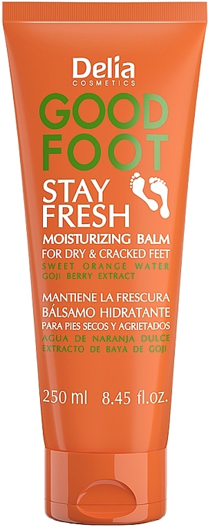 Увлажняющий бальзам для ног - Delia Good Foot Stay Fresh Moisturizing Balm — фото N1