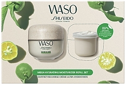 Набор - Shiseido Waso Ultra-Moisturising Cream Refill Set (f/cr/50ml + refill/50ml) — фото N1