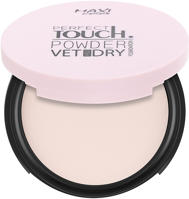 Пудра для лица - Maxi Color Perfect Touch Powder Vet And Dry — фото N1
