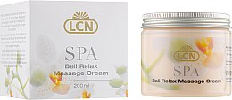 Духи, Парфюмерия, косметика Интенсивный крем с морским шелком и маслом мурумуру для сухой кожи - LCN SPA Bali Relax Massage Cream