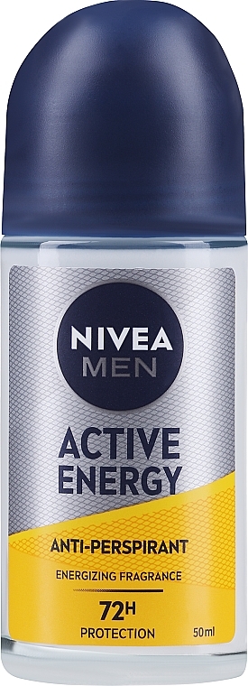 Антиперспірант кульковий "Активна енергія" - NIVEA MEN Active Energy Anti-Perspirant — фото N2