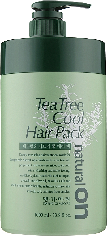 Маска для волосся, освіжальна - Daeng Gi Meo Ri Naturalon Tea Tree Cool Hair Pack — фото N1