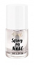 Духи, Парфюмерия, косметика Основа под лак - Virtual Spray My Nail Base & Top Coat