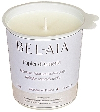 Ароматична свічка "Вірменський папір" (змінний блок) - Belaia Papier d'Armenie Candle Wax Refill — фото N1