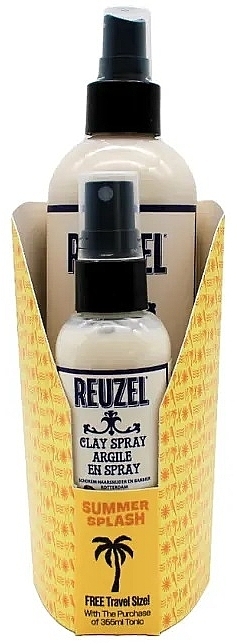 Набор - Reuzel Summer Splash Clay Spray (h/spray/355ml + h/spray/100ml) — фото N1