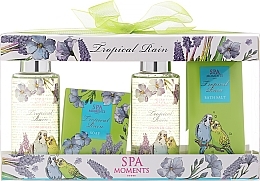 Духи, Парфюмерия, косметика Набор, 5 продуктов - Spa Moments Tropical Rain 