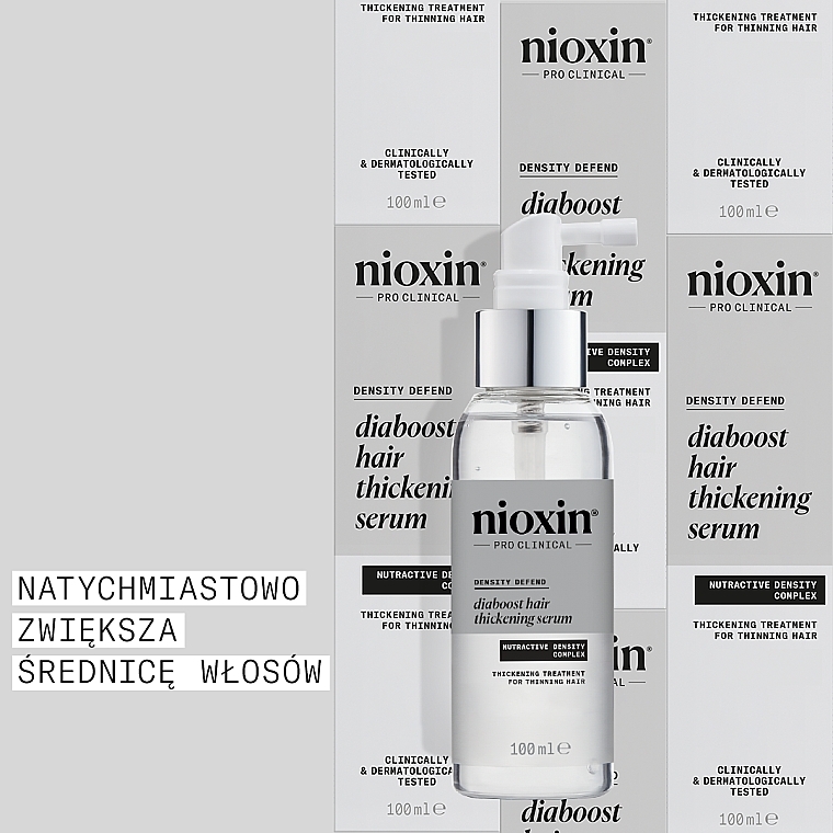 Сироватка для відновлення волосся - Nioxin Pro Clinical Density Defend Diaboost Hair Thickening Serum — фото N2