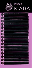 Парфумерія, косметика Вії для нарощування D 0.07 (12 mm) - Kiara Lashes