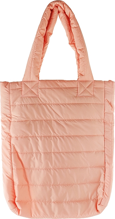 Сумка-шоппер стеганная, персиковая - Tufi Profi Premium Quilt  — фото N1
