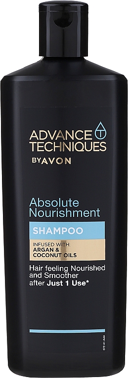 Живильний шампунь для волосся "Арганова олія і кокос" - Avon Advance Techniques Absolute Nourishment Shampoo — фото N2