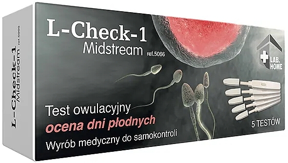 Тест на овуляцию - Lab.Home L-Check-1 Midstream — фото N1