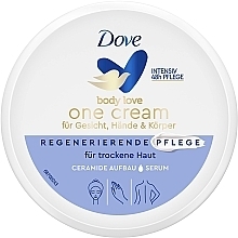 Крем для обличчя, рук і тіла - Dove Body Love One Cream Regenerating Care — фото N1