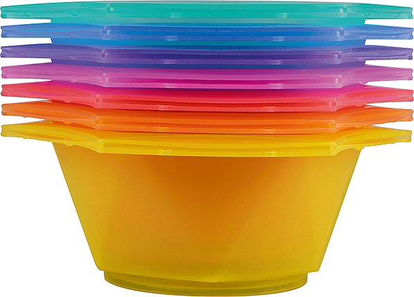 Набір чаш для фарбування, 7 шт. - Goldwell Elumen Color Bowl Set — фото N1